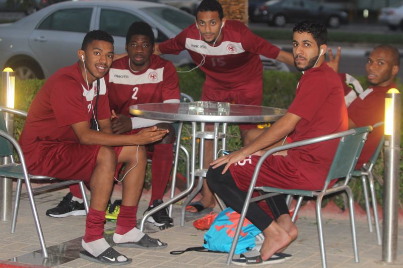 الفريق الأول لكرة القدم يختتم استعدادتة لمواجهة الخليج ( تقرير مصور )