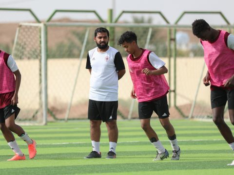 الفيصلي تحت 15 سنة يجري مرانه الرئيس استعداداً لمواجهة القادسية