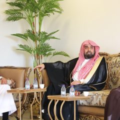 رئيس مجلس الادارة يستقبل رئيس هيئة محافظة المجمعة