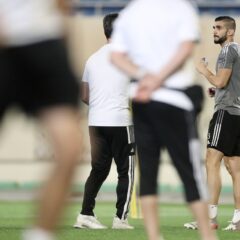 الفريق الاول لكرة القدم يعاود تدريباته على استاد الامير سعود بن جلوي