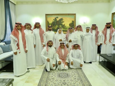 مجلس الإدارة يزور الشيخ محمد الجماز