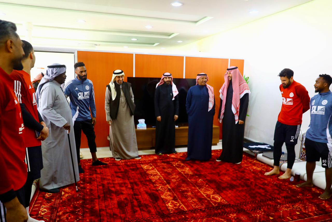 ‏رئيس مجلس الإدارة يستقبل عضو شرف النادي الأستاذ خالد الدريس وضيوفه الكرام