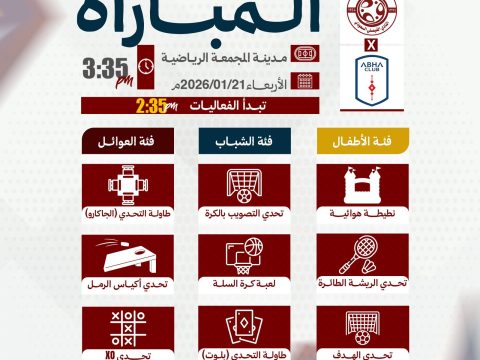 الفعاليات المصاحبة لمباراة أبها .. تعرفوا عليها